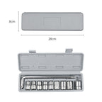 CY-0117 Sleeve Combination Tool Set Ratchet Repair Emergency Tricycle Auto Repair Multi-Function Set, 10 PCS / Set