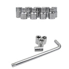 CY-0117 Sleeve Combination Tool Set Ratchet Repair Emergency Tricycle Auto Repair Multi-Function Set, 10 PCS / Set