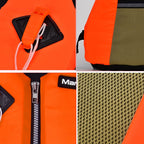 Manner QP2025 Buoyancy Vest Dragon Boat Kayak Paddle Board Buoyancy Vest, Green, Orange, Red