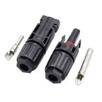 10 Sets MC4 Solar Photovoltaic Connector Waterproof Flame-Retardant Socket, MC4
