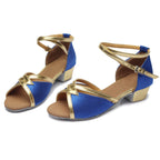 Tango Salsa Latin Low Heel Soft Bottom Dance Shoes for Girls & Women, 32, 33, 34, 35, 36, 37, 38, 40