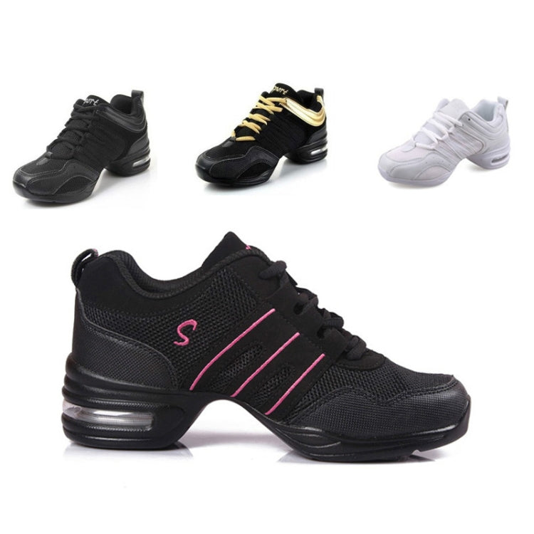 Soft Bottom Mesh Breathable Modern Dance Shoes Heightening Shoes for Women, 42, 35