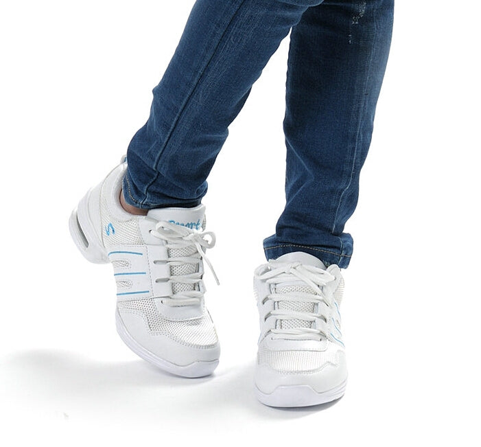 Soft Bottom Mesh Breathable Modern Dance Shoes Heightening Shoes for Women, 42, 35