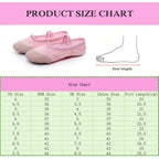 Flats Soft Ballet Shoes Latin Yoga Dance Sport Shoes for Children & Adult, 23, 24, 25, 26, 27, 28, 29, 30, 31