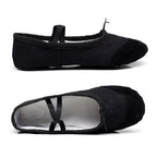 Flats Soft Ballet Shoes Latin Yoga Dance Sport Shoes for Children & Adult, 32, 33, 34, 35, 36, 37, 38, 39, 40