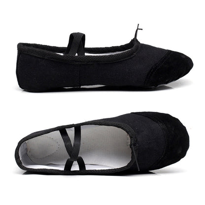 Flats Soft Ballet Shoes Latin Yoga Dance Sport Shoes for Children & Adult, 32, 33, 34, 35, 36, 37, 38, 39, 40