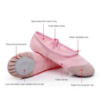 Flats Soft Ballet Shoes Latin Yoga Dance Sport Shoes for Children & Adult, 32, 33, 34, 35, 36, 37, 38, 39, 40