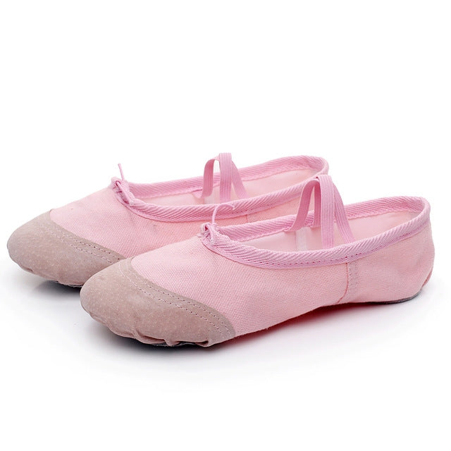 Flats Soft Ballet Shoes Latin Yoga Dance Sport Shoes for Children & Adult, 32, 33, 34, 35, 36, 37, 38, 39, 40