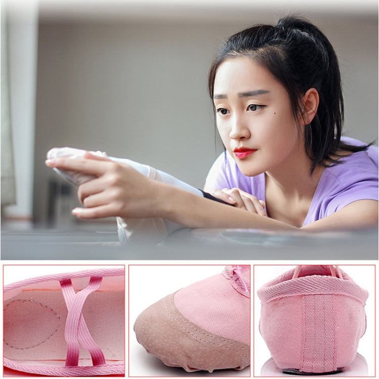 Flats Soft Ballet Shoes Latin Yoga Dance Sport Shoes for Children & Adult, 41, 42, 43, 44, 45