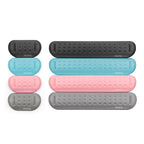 Baona Silicone Memory Cotton Wrist Pad Massage Hole Keyboard Mouse Pad, Style:, Mouse Pad (Blue), Mouse Pad (Gray), Mouse Pad (Pink), Medium Keyboard Rest (Blue), Medium Keyboard Rest (Gray), Medium Keyboard Rest (Black), Large Keyboard Rest (Blue)
