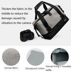 Baona BN-H014 SLR Camera Shoulder Bag Digital Storage Protective Waterproof Bag, BN-H014 (Gray)