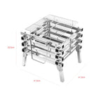 All Stainless Steel Camping Folding Portable Barbecue Grill Charcoal Grill Wood Stove, CF-723