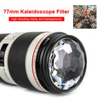 77mm Kaleidoscope Prism Foreground Blur Camera Glass Filter Lens, 77mm