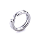 HENGJIA SS010 50 in 1 Stainless Steel Flat Ring Fishing Space Fittings, 4mm, 5mm, 6mm, 7mm, 8mm, 9mm, 10mm, 11mm, 12mm