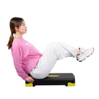 Fitness Pedal Rhythm Pedal Adjustable Sports Yoga Fitness Aerobics Pedal, Size: 68 x 30 x 10 cm, Fitness Aerobics Pedal(Black + Red), Fitness Aerobics Pedal(Black + Green), Fitness Aerobics Pedal(Black + Gray), Fitness Aerobics Pedal(Black + Yellow)