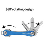 New Bring Mini Keychain Emergency Tool Multifunctional Portable Car Accessories Metal Key Storage Device