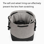 Baona Waterproof Micro SLR Camera Bag Protective Cover Drawstring Pouch Bag, Small Gray, Medium Gray, Large Gray
