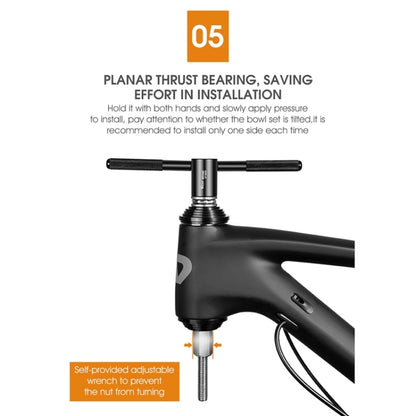 WEST BIKING Bicycle Headset Installation Removal Tools Bike Bottom Bracket Bearing Press Tool Bicycle Repair Tools