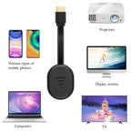 Wireless WiFi Display Dongle Receiver Airplay Miracast DLNA TV Stick for iPhone, Samsung, and other Smartphones, E38 White
