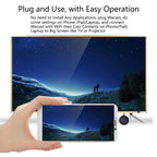 E89BK 2.4GHz / 5GHz WiFi Wireless Display Dongle Receiver Horizontal And Vertical Screen Streaming Media Player HDTV Stick