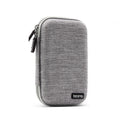 Baona BN-F010 2.5 inch Mobile Hard Disk Single Layer Storage Bag Power Bank Protection Storage Bag, Gray, Black