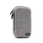 Baona BN-F010 2.5 inch Mobile Hard Disk Single Layer Storage Bag Power Bank Protection Storage Bag, Gray, Black