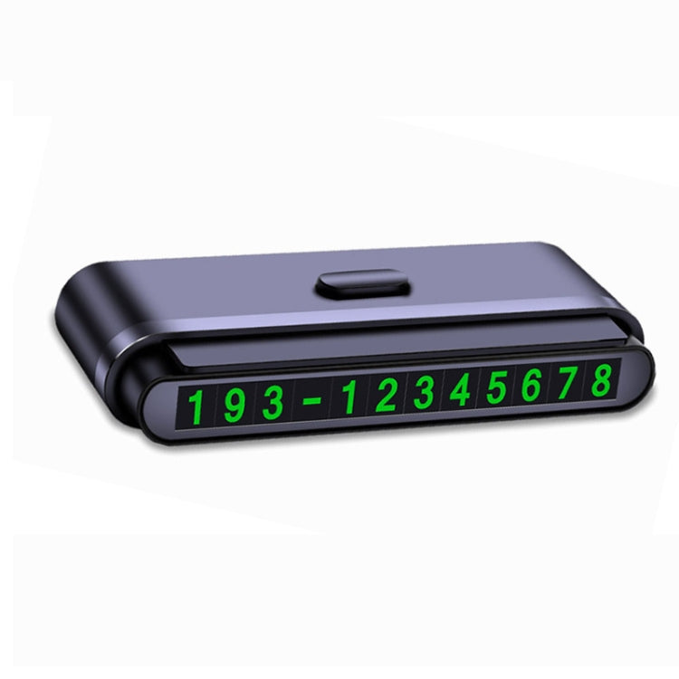 2 PCS One-Click Automatic Hiding Temporary Parking Signs For Cars, 2 PCS Black - Green Numbers, 2 PCS White - Green Numbers, 2 PCS Black - Red Numbers, 2 PCS White - Red Numbers