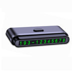 2 PCS One-Click Automatic Hiding Temporary Parking Signs For Cars, 2 PCS Black - Green Numbers, 2 PCS White - Green Numbers, 2 PCS Black - Red Numbers, 2 PCS White - Red Numbers