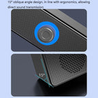 LeerFel Long Computer Wired Speaker Heavy Wellness Computer Multimedia Audio, 350TS (with Blueteeth), 350T (without Bluetooth)