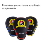 W8522 Sanda Boxing Hand Target Adult Thickened Curved Hand Target, Hand Target Blue, Hand Target Red, Hand Target Yellow