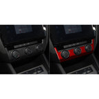 For 2017-2021 Skoda Octavia LH / RH Drive Air Conditioning Control Panel Sticker