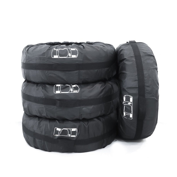 4 in 1 Waterproof Dustproof Sunscreen Car Tire Spare Tire Cover, L, S