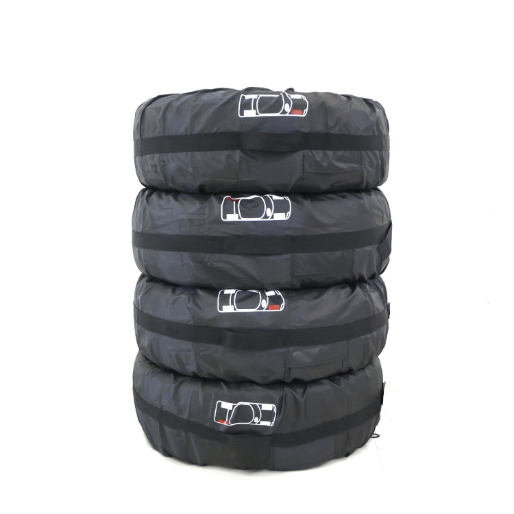 4 in 1 Waterproof Dustproof Sunscreen Car Tire Spare Tire Cover, L, S
