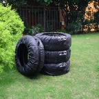 4 in 1 Waterproof Dustproof Sunscreen Car Tire Spare Tire Cover, L, S