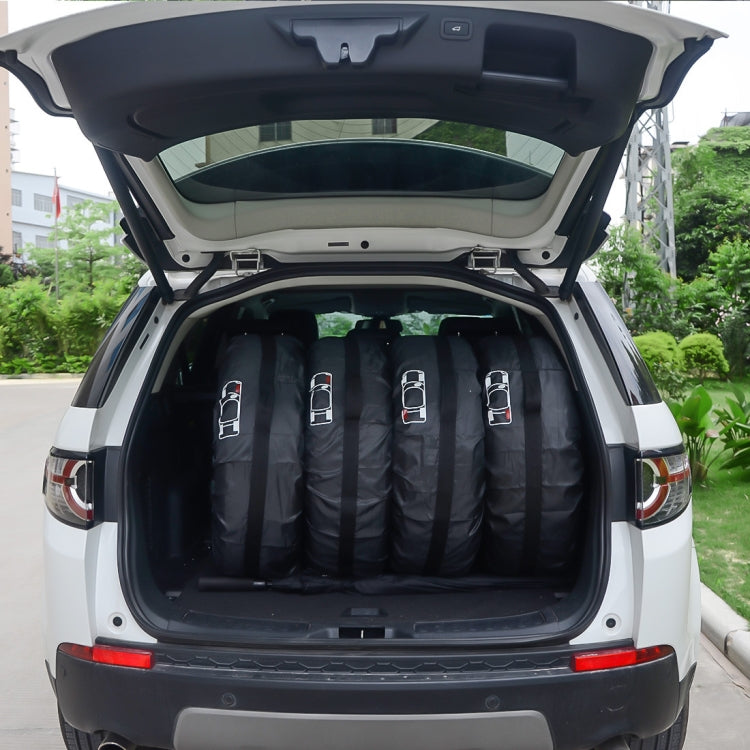 4 in 1 Waterproof Dustproof Sunscreen Car Tire Spare Tire Cover, L, S