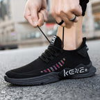 Male Sports Shoes Breathable Flying Weave Mesh Casual Shoes, 39, 40, 41, 42, 43, 44, 45