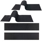 Car License Plate Hook And Loop Fastener High Temperature Resistance Polyester Double-Sided Fixed Stickers, 100x500mm