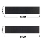 Car License Plate Hook And Loop Fastener High Temperature Resistance Polyester Double-Sided Fixed Stickers, 100x500mm