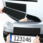 Car License Plate Hook And Loop Fastener High Temperature Resistance Polyester Double-Sided Fixed Stickers, 100x500mm
