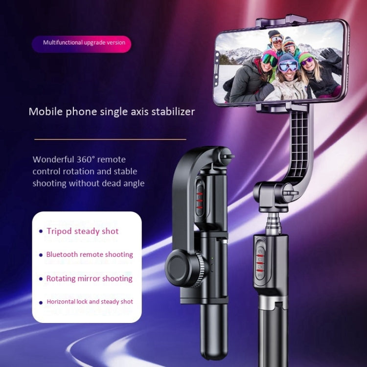 XYK-19017 Smart Anti-Shake Single Axis Stabilizer Retractable Mobile Phone Selfie Stick Video Live Tripod With Bluetooth Remote Control