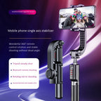 XYK-19017 Smart Anti-Shake Single Axis Stabilizer Retractable Mobile Phone Selfie Stick Video Live Tripod With Bluetooth Remote Control