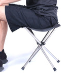 Outdoor Retractable Portable Stainless Steel Stool Camping Beach Fishing Folding Chair, Spec:, S, L