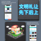 LED Backpack Screen Bluetooth Version Smart Full Colorful Display LED Advertising Screen, YSP-001