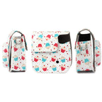 Full Body Camera PU Leather Case Bag with Strap for FUJIFILM instax mini 9 / mini 8+ / mini 8, Ice Cream Cake, Dessert Series