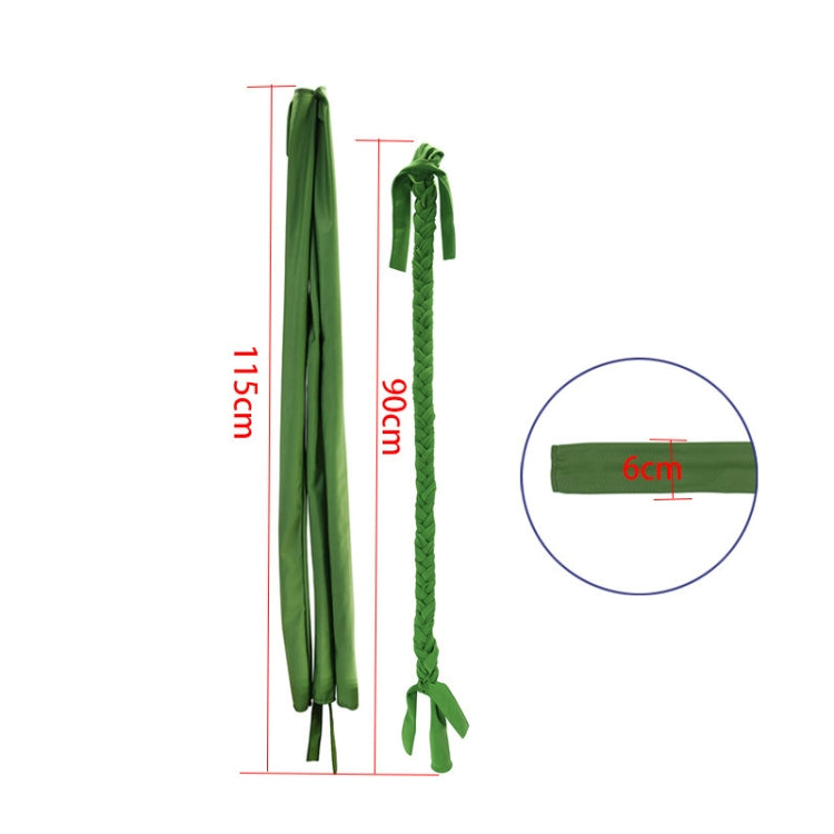 Horse Protective Supplies Ponytail Anti-Mosquito Fossil Warming Horse Tail Package, Red, Green, Blue, Black