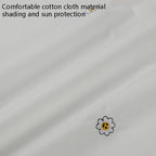 Car Embroidery Curtain Sunshade Cartoon Cotton Suction Cup Curtain Car Sunscreen Insulation Covering Curtain, Cherry, Bear, Sun Flower, Girl