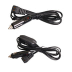 Car Compressor Refrigerator Line 12/24V Semiconductor Refrigerator Power Cord Cigarette Lighter Line, With Switch 1m, With Switch 2m, With Switch 4m, With Switch 5m, Without Switch 1m, Without Switch 2m, Without Switch 4m, Without Switch 5m