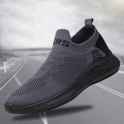 TL-207 Flying Weave Breathable Sports Shoes Men Casual Shoes, 43, 44