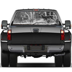 D-828 Forest Hunting Deer Rear Window Glass Stickers Truck SUV Car Post-Gear Window Stickers, 135X36cm, D-828