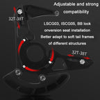 WEST BIKING YP0719259 Mountain Bike Chain Guide Support 32T-38T Gear Piece, WEST BIKING YP0719259